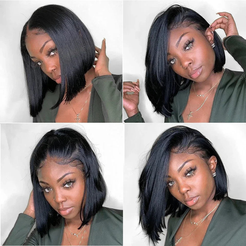 Wholesale Hair Raw Indian Straight Human Hair Bundles Natural Black For Women Bone Straight Hair Extensions 2/3 Bundles Deal - Duce Closet