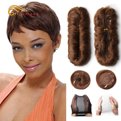 Curly Human Hair Bundles Brazilian Hair Weave Bundles Short Hair Human Hair Bundles For Woman - Duce Closet