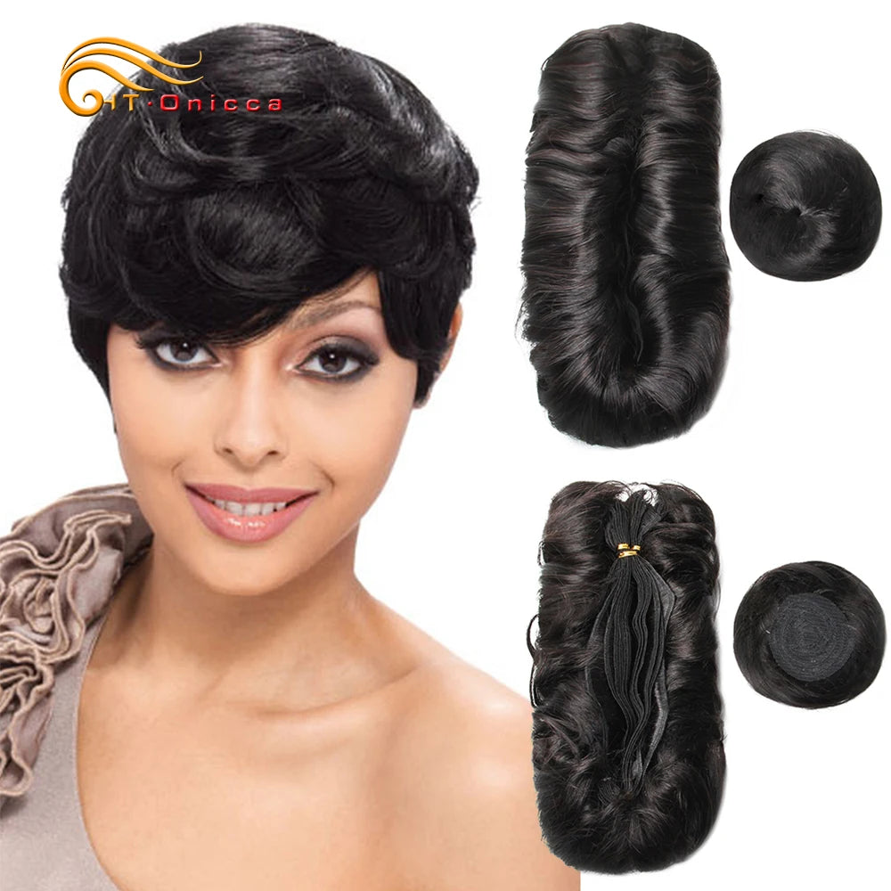 Curly Human Hair Bundles Brazilian Hair Weave Bundles Short Hair Human Hair Bundles For Woman - Duce Closet