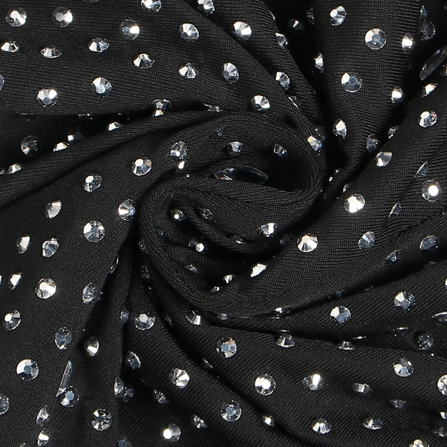 Sexy Party Jumpsuits Women 2024 Autumn Solid Mesh Diamond Fashion Long Sleeve Pants Jumpsuit Clubwear Female Overalls Streetwear - Duce Closet