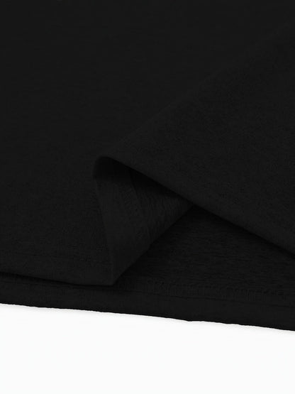 Plus Size Solid Two-piece Set Crew Neck Short Sleeve Top & Cut Out Shorts Outfits Women's Plus Size Clothing - Duce Closet