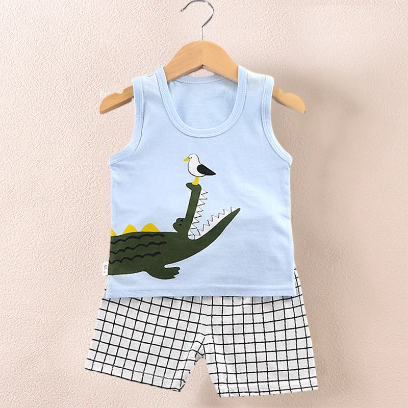 2-Piece Baby Boys’ Summer Outfit - Duce Closet