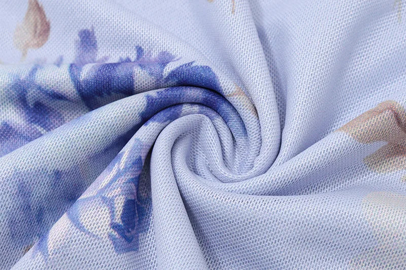 Summer Floral V-Neck Maxi Dress - Duce Closet