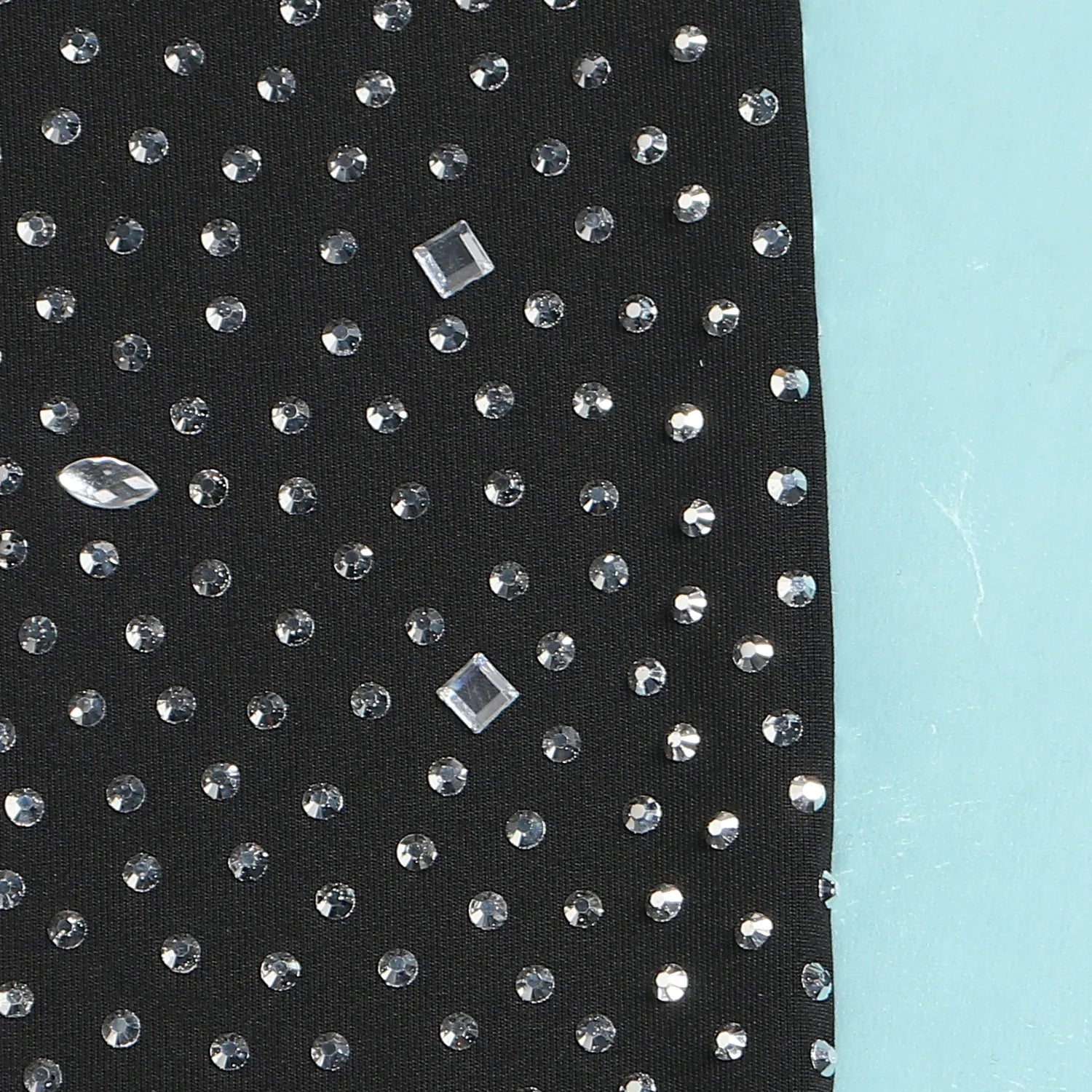 Sexy Party Jumpsuits Women 2024 Autumn Solid Mesh Diamond Fashion Long Sleeve Pants Jumpsuit Clubwear Female Overalls Streetwear - Duce Closet