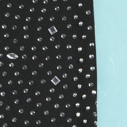 Sexy Party Jumpsuits Women 2024 Autumn Solid Mesh Diamond Fashion Long Sleeve Pants Jumpsuit Clubwear Female Overalls Streetwear - Duce Closet