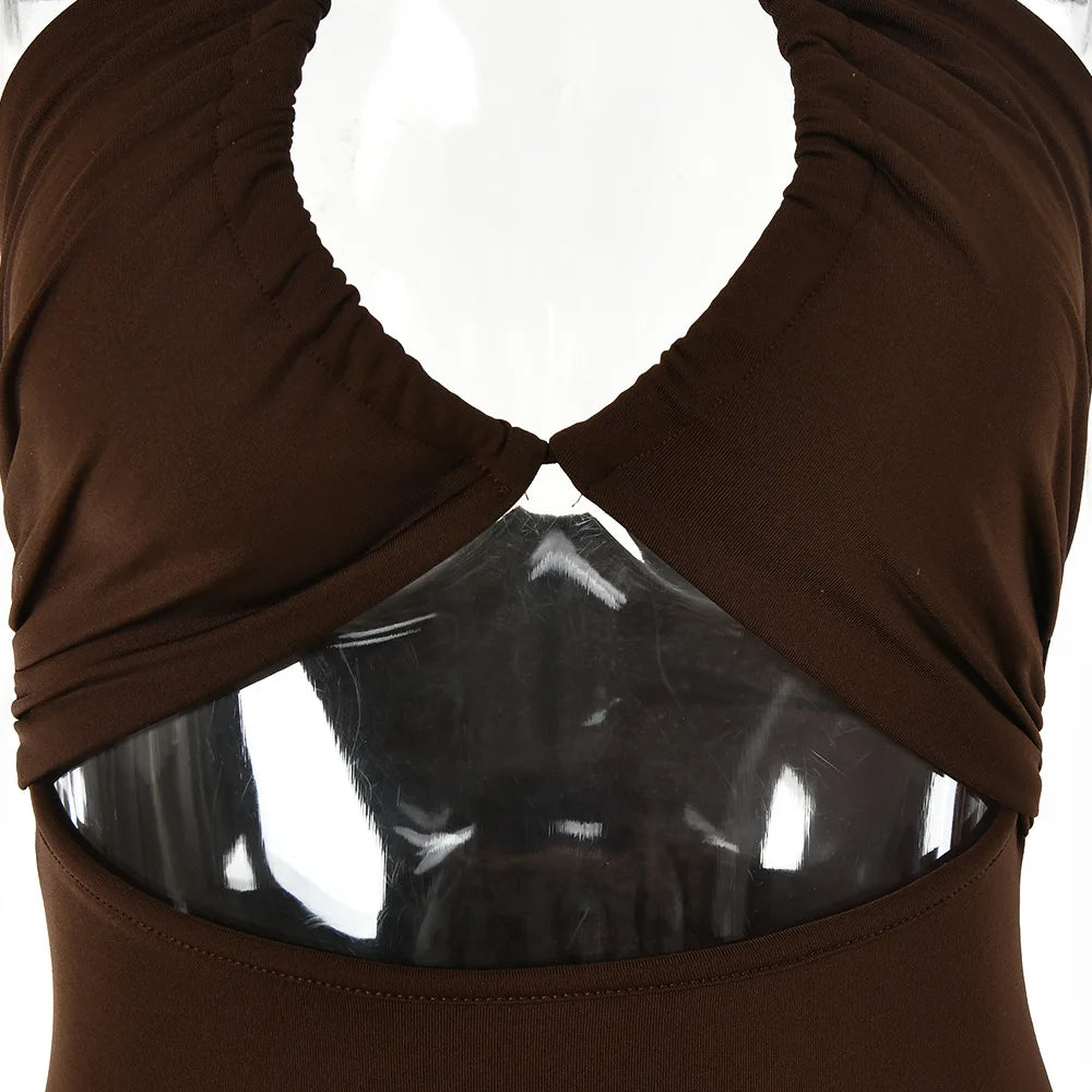 Sleeveless Bodycon Midi Dress - Duce Closet