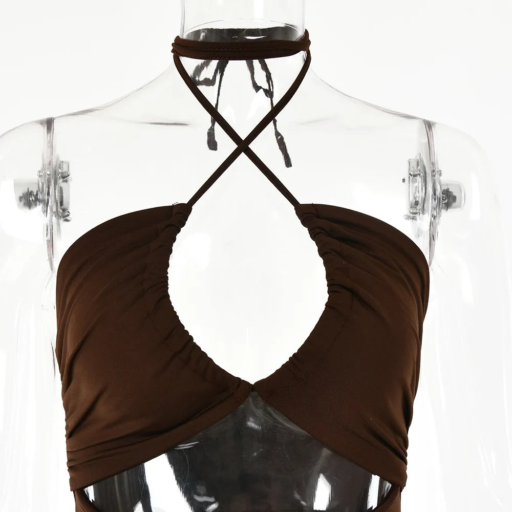 Sleeveless Bodycon Midi Dress - Duce Closet