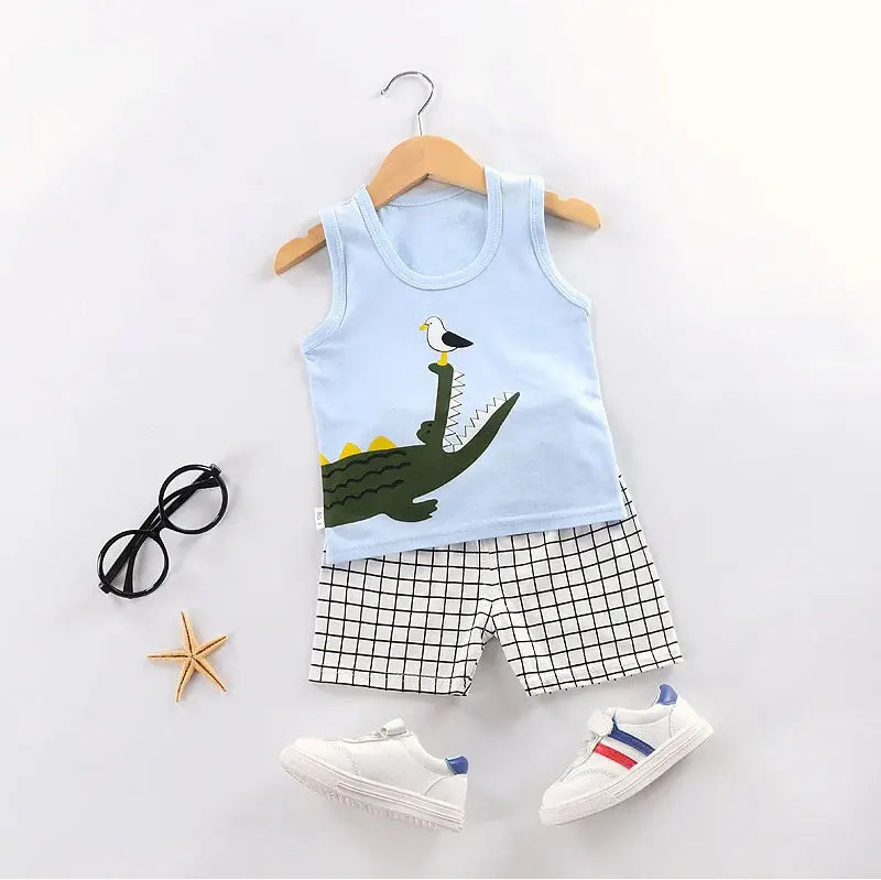 2-Piece Baby Boys’ Summer Outfit - Duce Closet