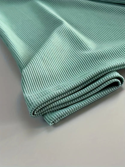 New style Lounge Wear Ribbed Casual 2 Piece Summer Shorts Set For Women Sleeve Top+Elastic Leggings Outfits - Duce Closet