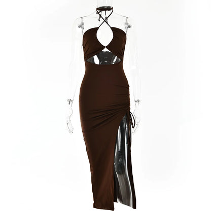 Sleeveless Bodycon Midi Dress - Duce Closet