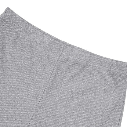 Two Piece Summer Outfits Women 2024 Fashion Sleeveless Top & Solid Shorts Y2k Casual Versatile Knit Suit for Female Streetwear - Duce Closet