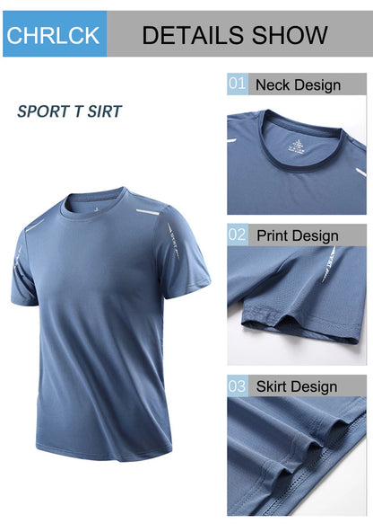 Men’s Quick-Dry Outdoor Sports T-Shirt - Duce Closet
